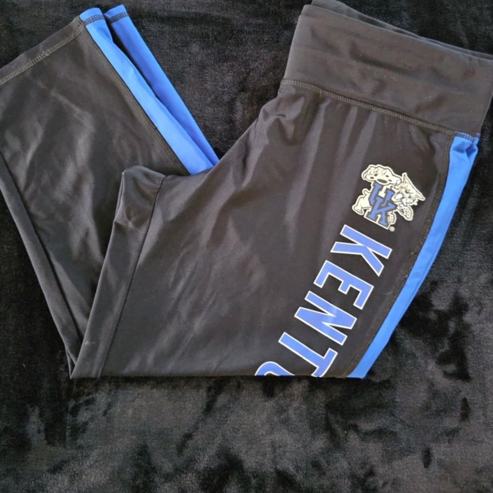 Kentucky Women's Black and Blue Capris
